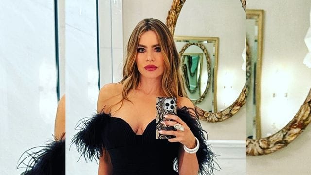 Sofia Vergara Shows Off Her Stunning Body Curves in Black Jumpsuit