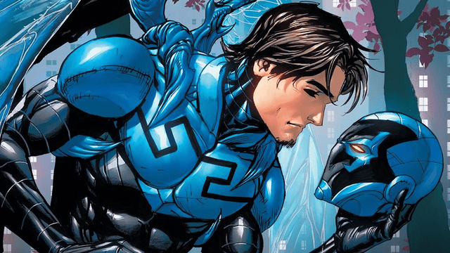 DC Releases "Blue Beetle's" First Poster, Featuring the Iconic Neon Scarab